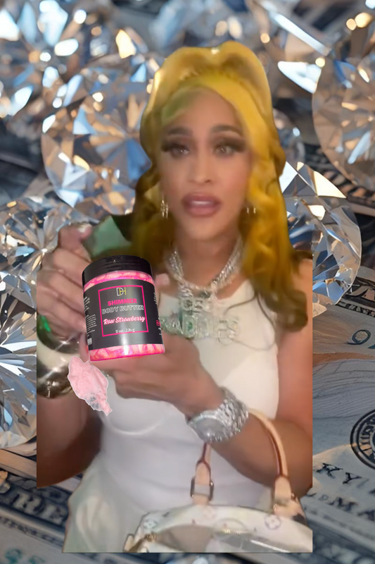 HD Raw Strawberry Shimmer Body Butter